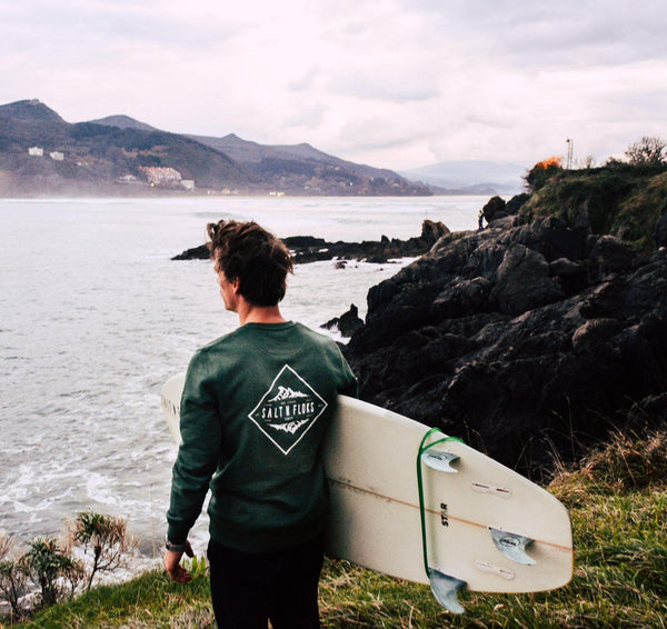 Legacy Crewneck Forest Green - Salt N Floks