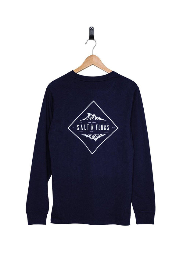 Legacy Longsleeve Night Blue - Salt N Floks
