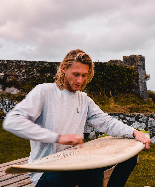 Legacy Longsleeve Stone Grey - Salt N Floks